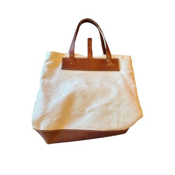 Canvas & Leather Tote Bag By Design By George Sugar Skull Lining - Picture 4 of 8